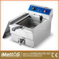 10L S/S Single tank With oil Drain Valve Commercial Electric Deep Fryer